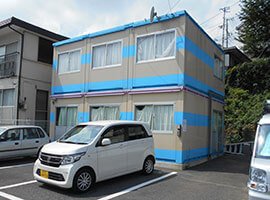 三協フロンテア製の2階建てユニットハウス